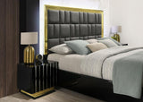 Lila Black Platform Bedroom Set by New Era Innovations at Eve Furniture