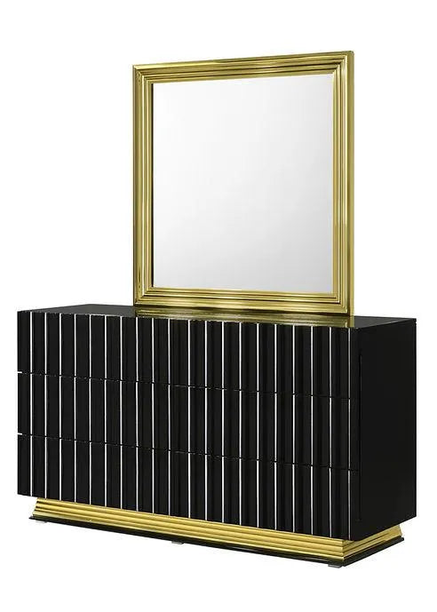 Lila Black Platform Bedroom Set by New Era Innovations at Eve Furniture