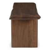 Lila Brown Large Dining Bench by Moe's Home at Eve Furniture
