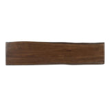 Lila Brown Large Dining Bench by Moe's Home at Eve Furniture