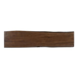 Lila Brown Small Dining Bench