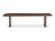 Lila Brown Small Dining Bench by Moe's Home at Eve Furniture