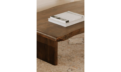 Lila Coffee Table Brown by Moe's Home at Eve Furniture