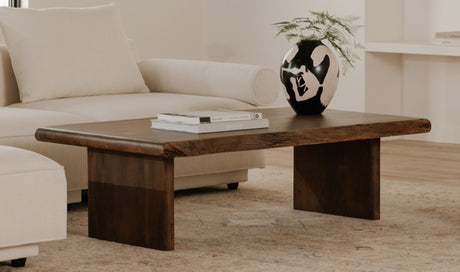 Lila Coffee Table Brown by Moe's Home at Eve Furniture