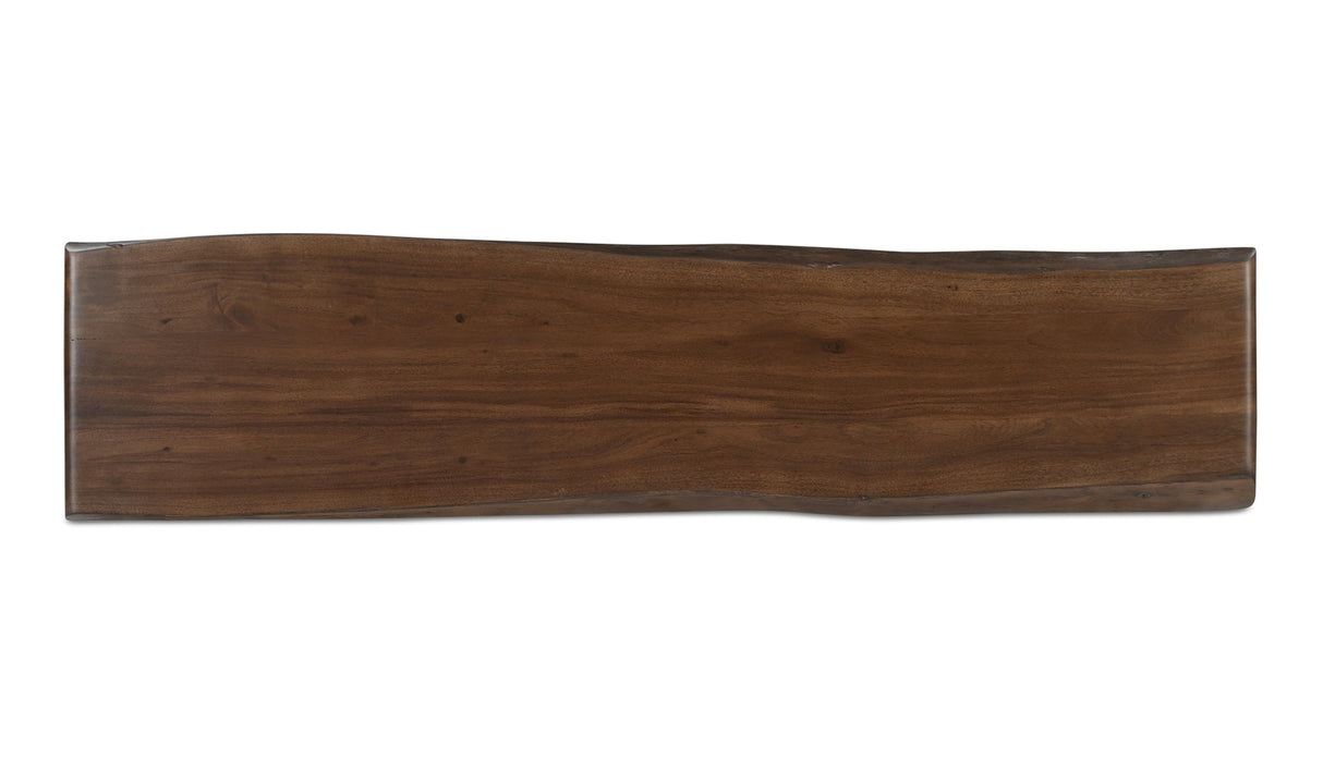 Lila Dining Bench Large Brown by Moe's Home at Eve Furniture