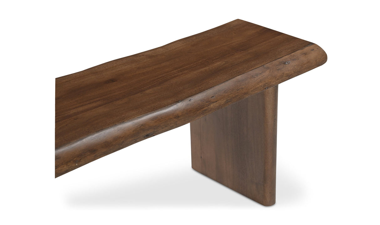 Lila Dining Bench Large Brown by Moe's Home at Eve Furniture