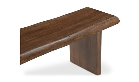 Lila Dining Bench Large Brown by Moe's Home at Eve Furniture