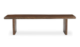 Lila Dining Bench Large Brown by Moe's Home at Eve Furniture