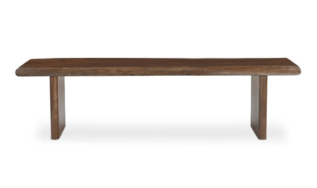 Lila Dining Bench Large Brown by Moe's Home at Eve Furniture