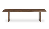 Lila Dining Bench Small Brown by Moe's Home at Eve Furniture