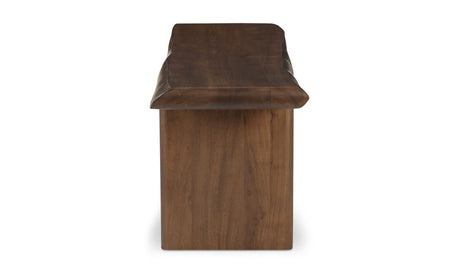 Lila Dining Bench Small Brown by Moe's Home at Eve Furniture