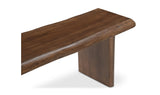 Lila Dining Bench Small Brown by Moe's Home at Eve Furniture