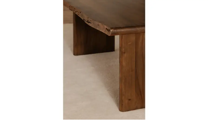Lila Large Dining Table Brown by Moe's Home at Eve Furniture