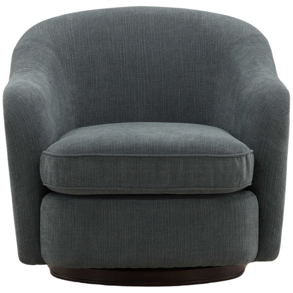 Lili Swivel Chair, Sepulveda Blue by Dovetail at Eve Furniture