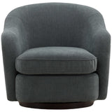 Lili Swivel Chair, Sepulveda Blue by Dovetail at Eve Furniture