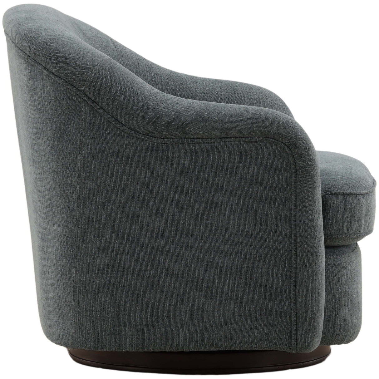 Lili Swivel Chair, Sepulveda Blue by Dovetail at Eve Furniture
