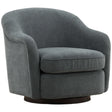 Lili Swivel Chair, Sepulveda Blue by Dovetail at Eve Furniture