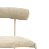 Liliana Performance Velvet Stool by TOV Furniture at Eve Furniture