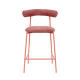 Liliana Performance Velvet Stool by TOV Furniture at Eve Furniture