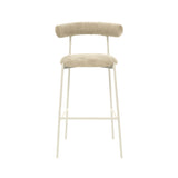 Liliana Performance Velvet Stool by TOV Furniture at Eve Furniture