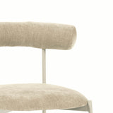 Liliana Performance Velvet Stool by TOV Furniture at Eve Furniture