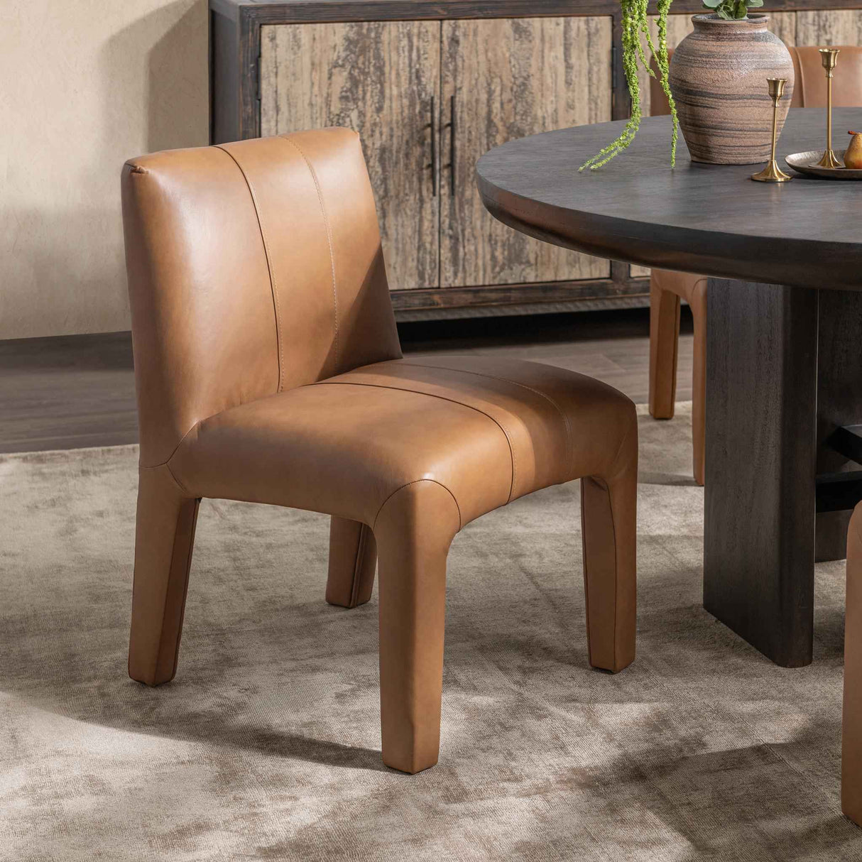 Liliana Tan Dining Chair by Classic Home at Eve Furniture