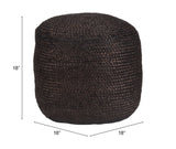 Lillian Black Ottoman by Zuomod at Eve Furniture