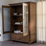 Lillian Brown Tall Cabinet by Moe's Home at Eve Furniture