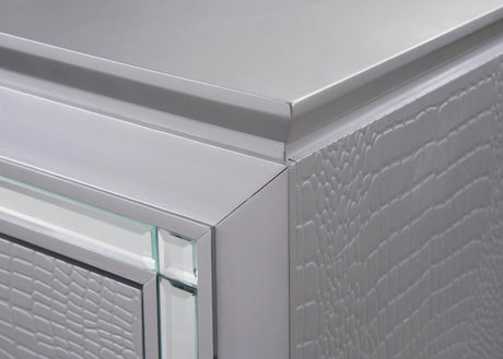 Lillian Silver Dresser by Crown Mark at Eve Furniture