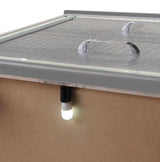 Lillian Silver LED Upholestered Bedroom Set by Crown Mark at Eve Furniture