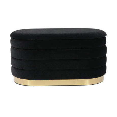 Lillian Velvet Storage Bench by TOV Furniture at Eve Furniture