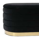 Lillian Velvet Storage Bench by TOV Furniture at Eve Furniture