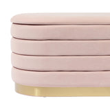 Lillian Velvet Storage Bench by TOV Furniture at Eve Furniture