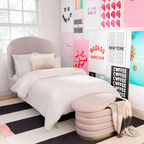 Lillian Velvet Storage Bench by TOV Furniture at Eve Furniture