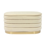 Lillian Velvet Storage Bench by TOV Furniture at Eve Furniture