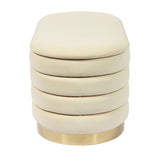 Lillian Velvet Storage Bench by TOV Furniture at Eve Furniture