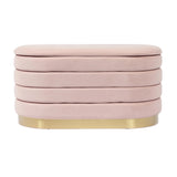 Lillian Velvet Storage Bench by TOV Furniture at Eve Furniture