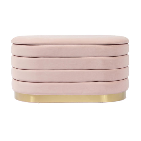 Lillian Velvet Storage Bench by TOV Furniture at Eve Furniture
