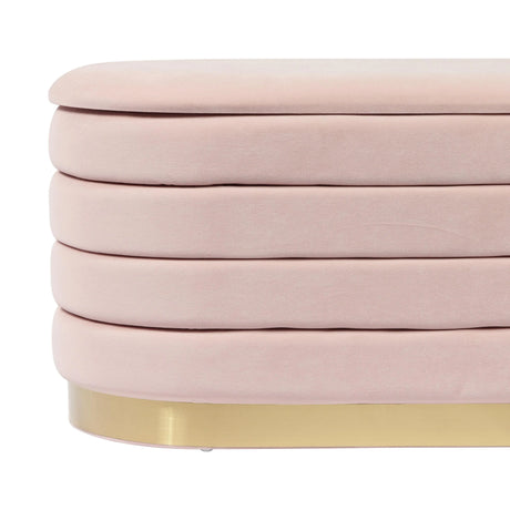 Lillian Velvet Storage Bench by TOV Furniture at Eve Furniture