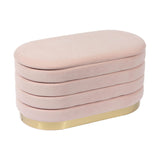 Lillian Velvet Storage Bench by TOV Furniture at Eve Furniture