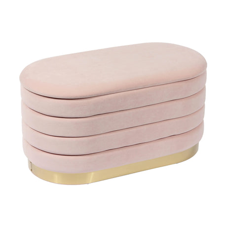 Lillian Velvet Storage Bench by TOV Furniture at Eve Furniture