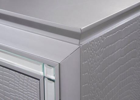 Lillian Silver Chest by Crown Mark at Eve Furniture