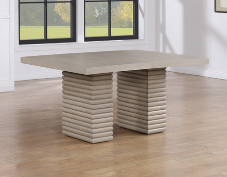 Lily 60-78″ Dining Table w/18-inch Leaf by Steve Silver at Eve Furniture