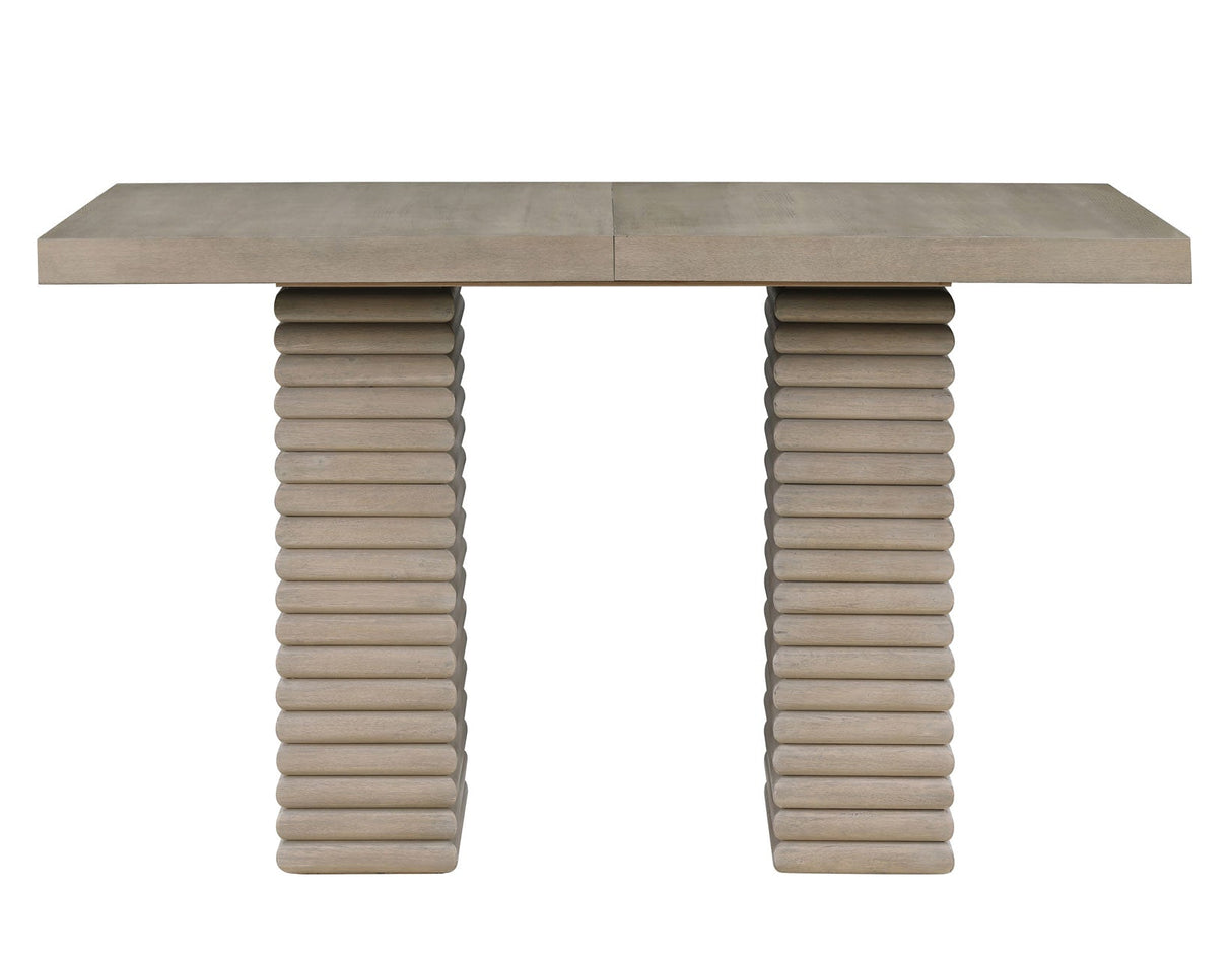 Lily Greige Counter Height Dining Set by Steve Silver at Eve Furniture