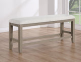 Lily Greige Counter Height Dining Set by Steve Silver at Eve Furniture