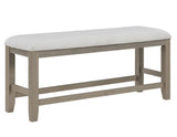 Lily Greige Counter Height Dining Set by Steve Silver at Eve Furniture