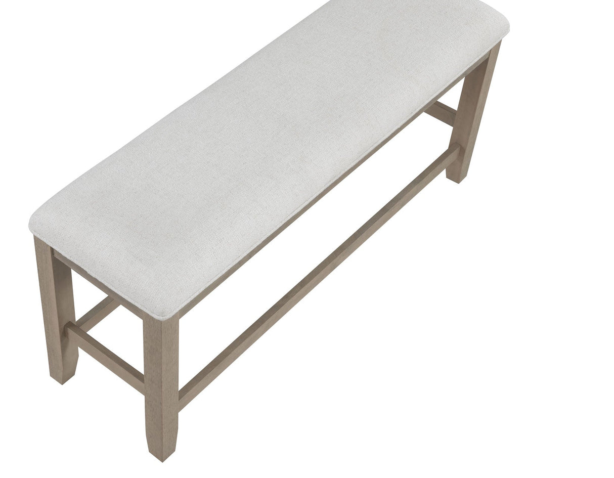 Lily Greige Counter Height Dining Set by Steve Silver at Eve Furniture