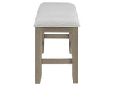 Lily Greige Counter Height Dining Set by Steve Silver at Eve Furniture