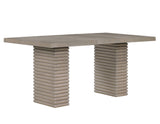 Lily Greige Counter Height Dining Set by Steve Silver at Eve Furniture