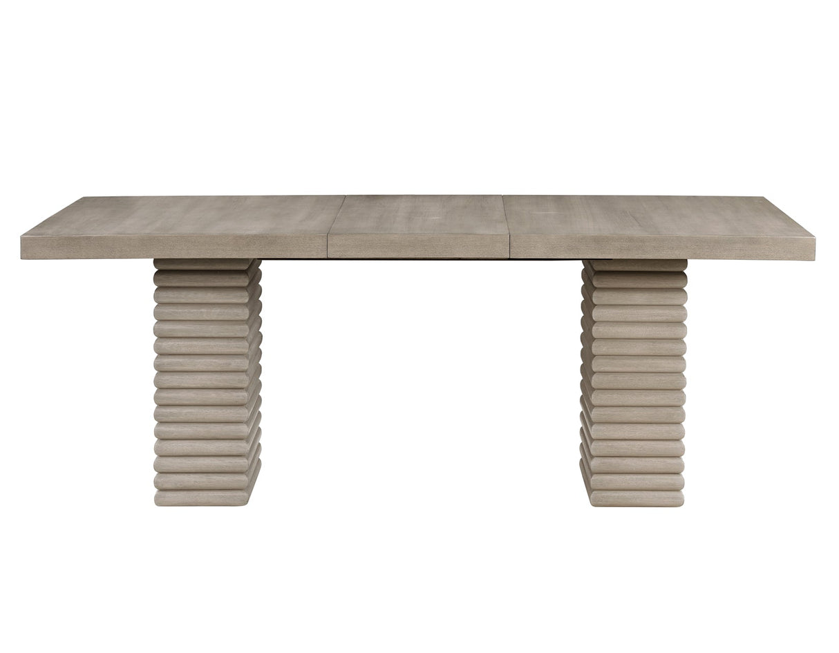 Lily Greige Dining Room Set by Steve Silver at Eve Furniture